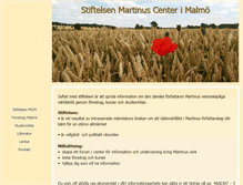 Tablet Screenshot of martinuscentermalmo.se